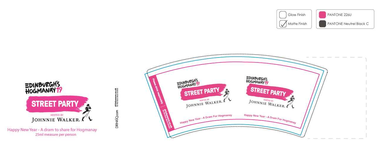 matt-finish-bespoke-hogmanay-printed-tickets bespoke party cup design