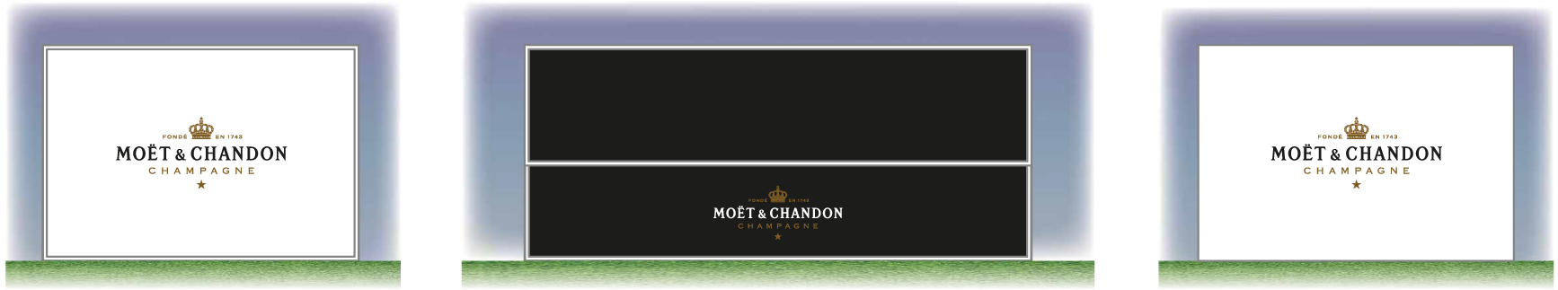 mote and chandon design and graphics