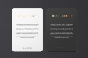 high quality printed marketing cards